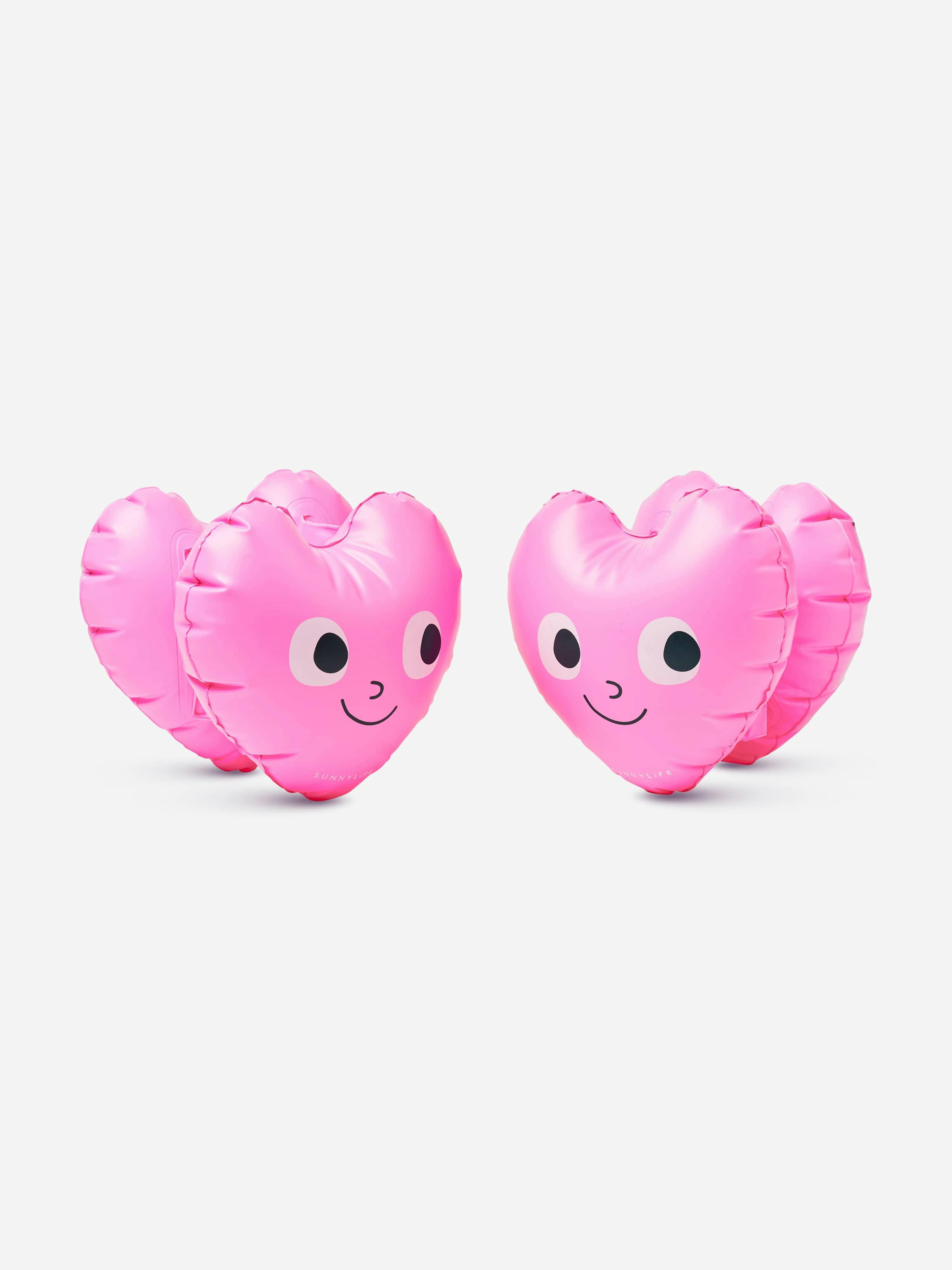 Sunnylife Girls Peach/Pink Poppy The Inflatable Arm Bands In (18.5Cm) - One Size