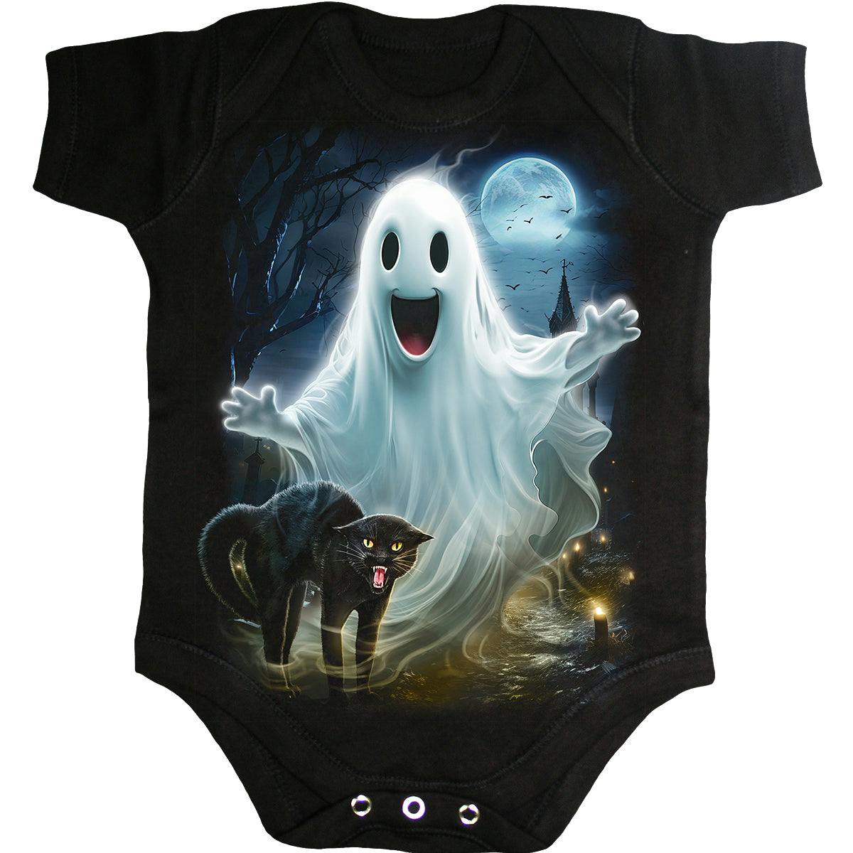 Spiral Direct Black High Spirits - Baby Sleepsuit - Xs - Digital