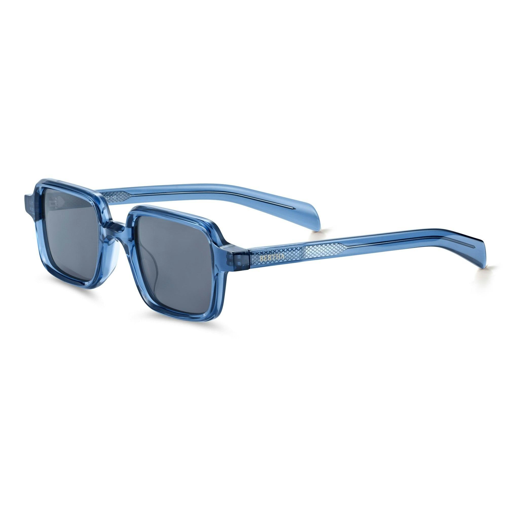 Bertha Blue/Black Lilly Polarized Sunglasses
