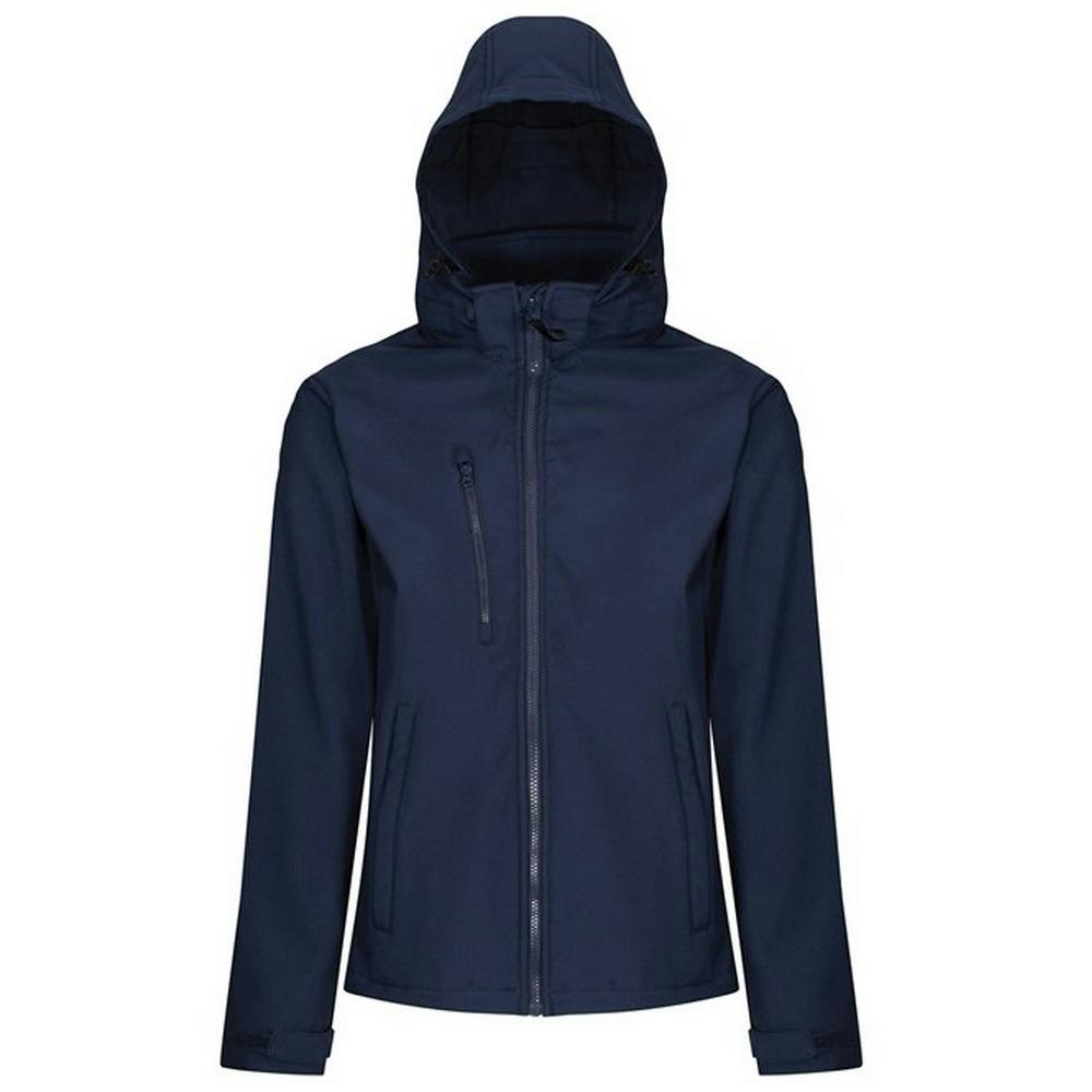 Regatta Men's Venturer Hooded Soft Shell Jacket - Navy/Navy - 3XL - Navy/Navy - 100% Polyester