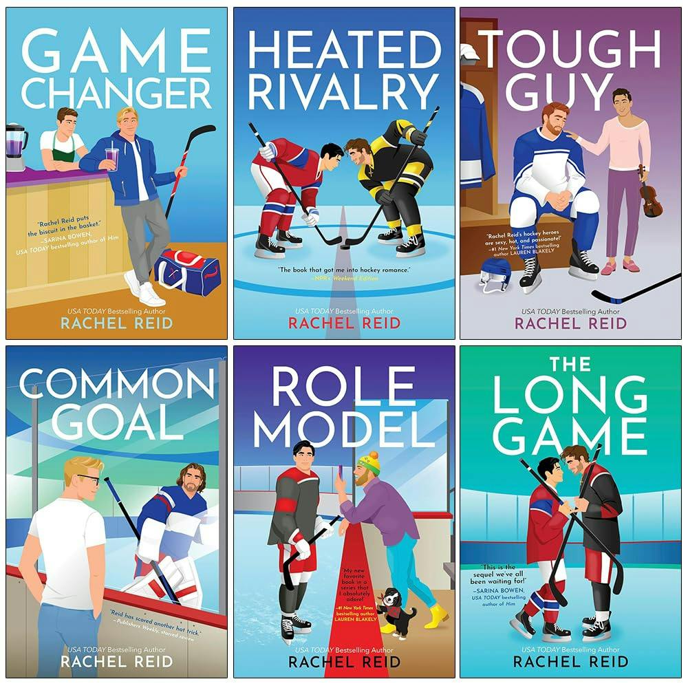 Game Changers Series 1-6 Books Collection Set By Rachel Reid Heated Rivalry, Guy - Image 7