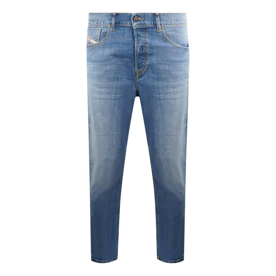 Diesel Men's Blue D-Fining Denim Jeans - 28R - 99% Cotton/1% Elastane