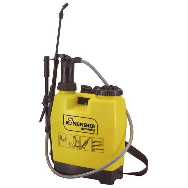 Rackhams 16 Litre Garden Knap Sack / Back Pack Pressure Sprayer For Weeds / Fertiliser