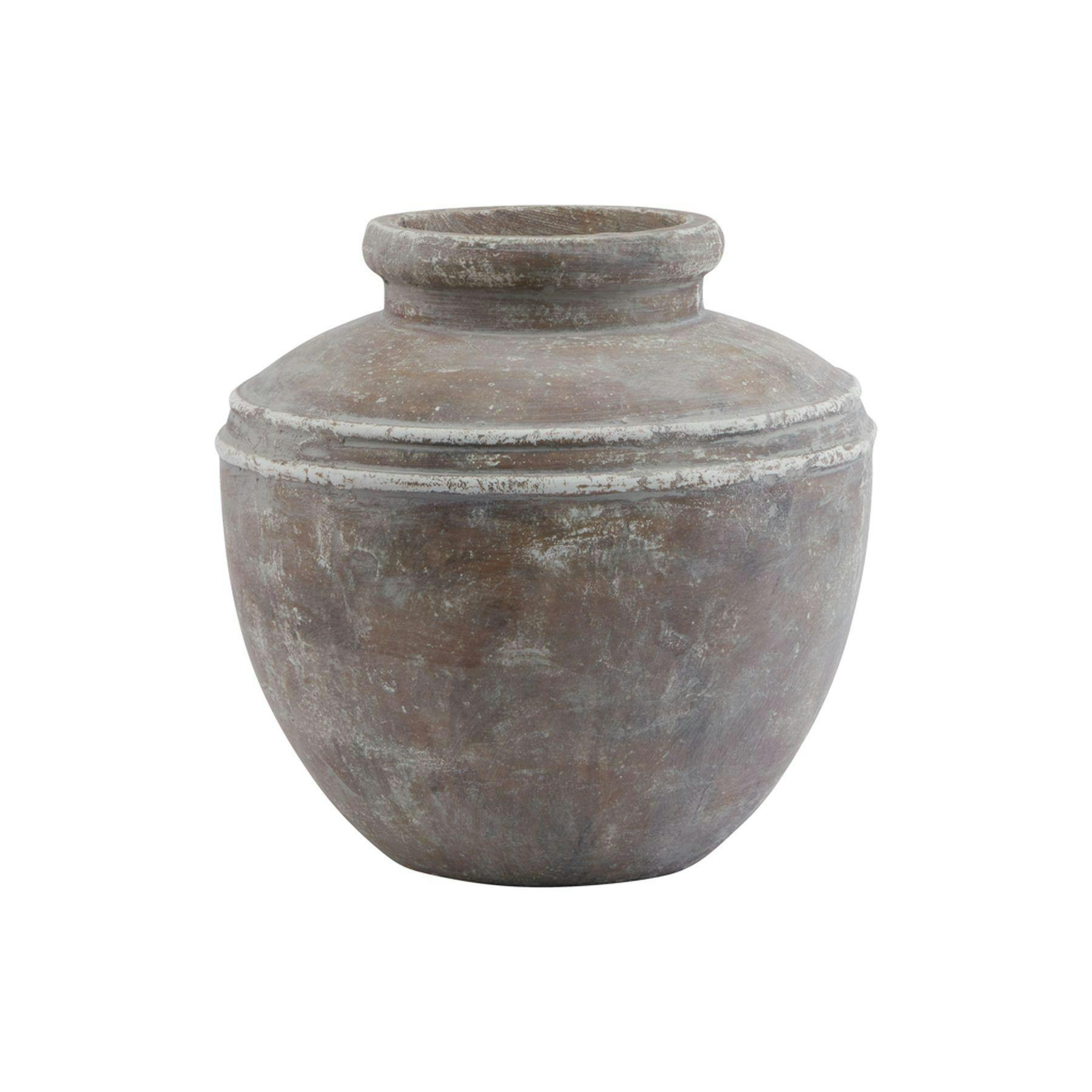 Rackhams Brown Siena Ceramic Water Pot - 39Cm X 37Cm X 37Cm - 100% Mixed