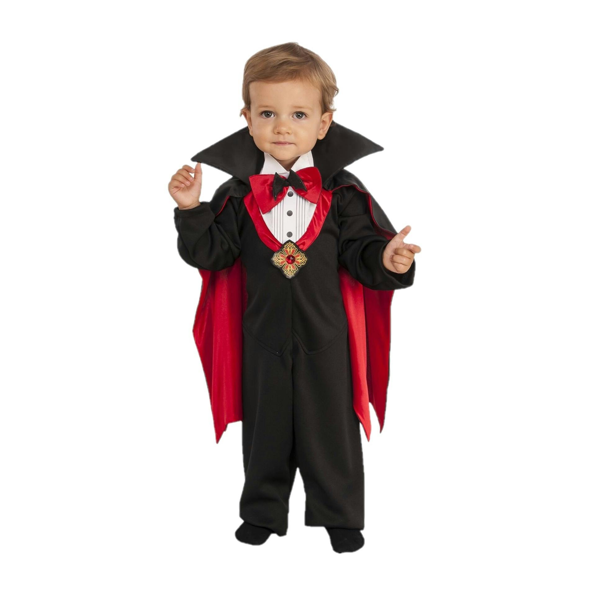 Bristol Novelty Black/Red Baby Dapper Dracula Costume - 12-24 Months