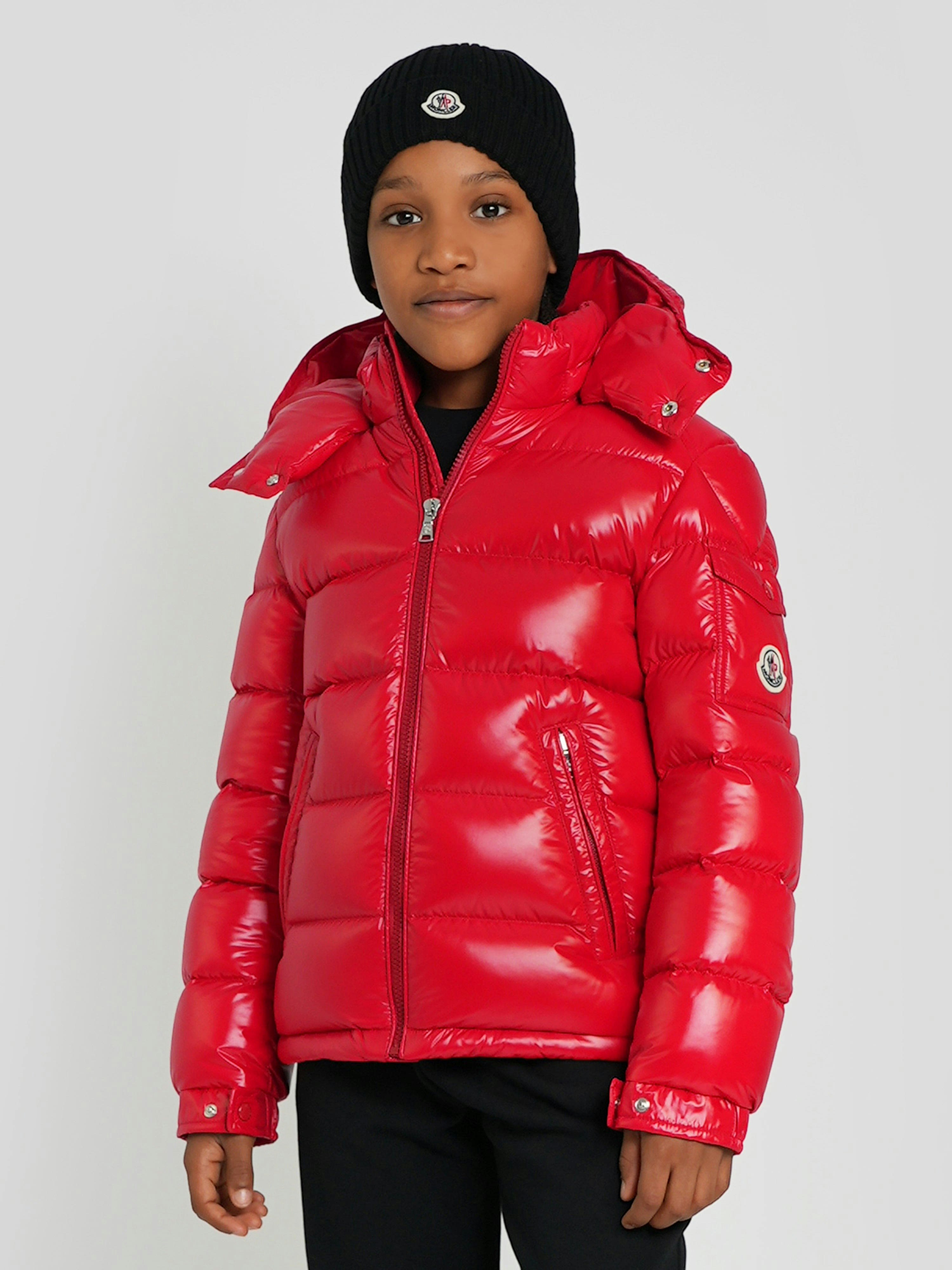 Moncler Enfant Boys Red Down Padded New Maya Jacket In - 12 Yrs