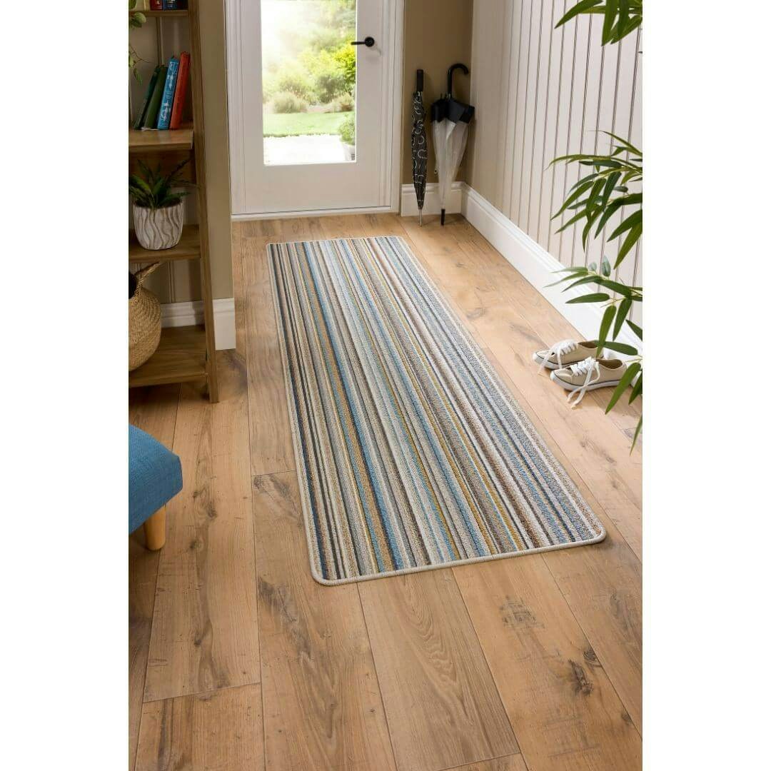 Rackhams Candy Washable Runners Stripe Design - 67X150 Cm