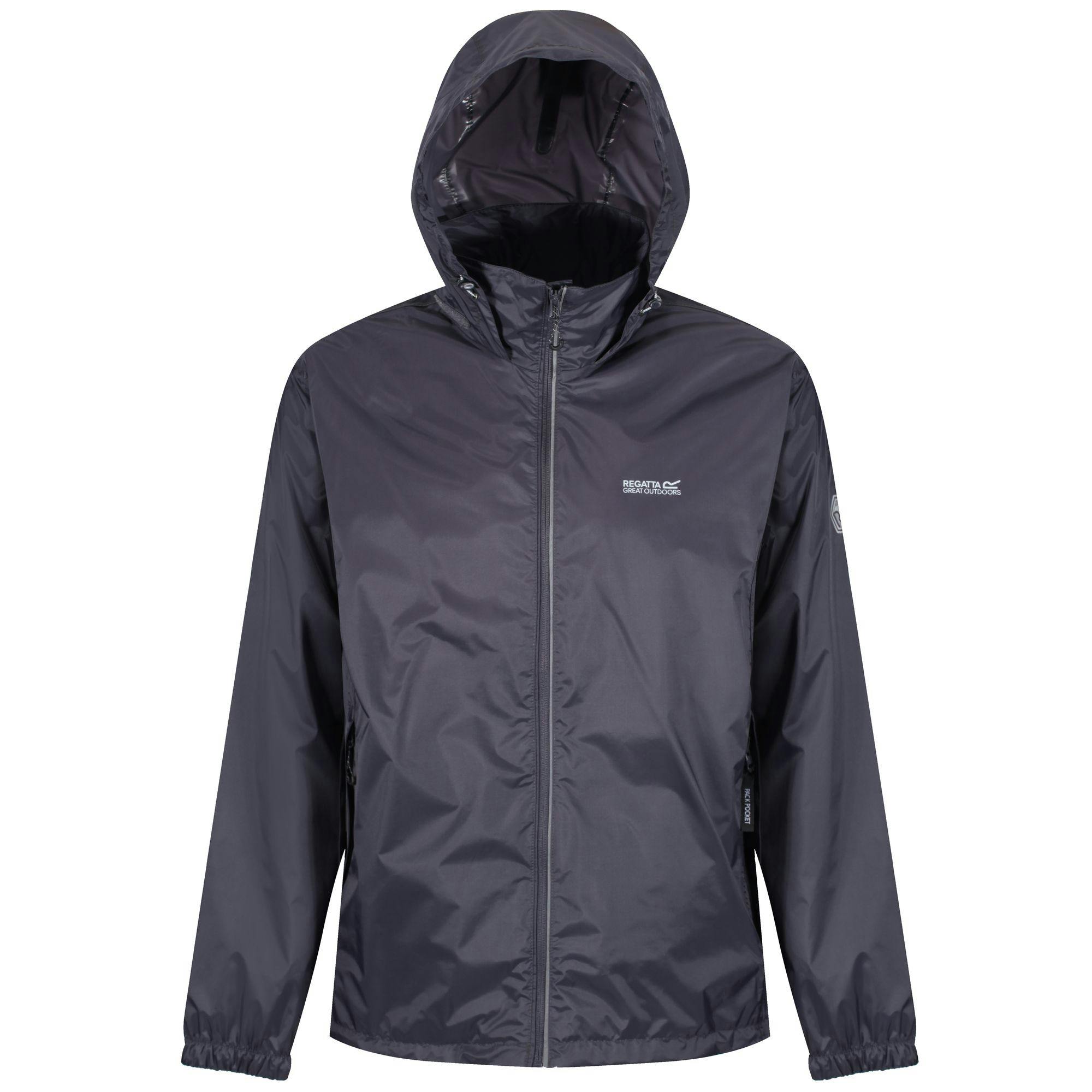 Regatta Men's Lyle Iv Waterproof Hooded Jacket - Iron - 3XL - Iron - 100% Polyamide
