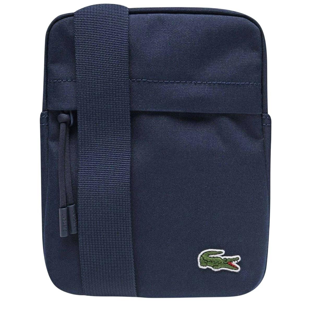 Lacoste Light Vertical Canvas Camera Bag - Navy - One Size - Navy - 100% Mixed