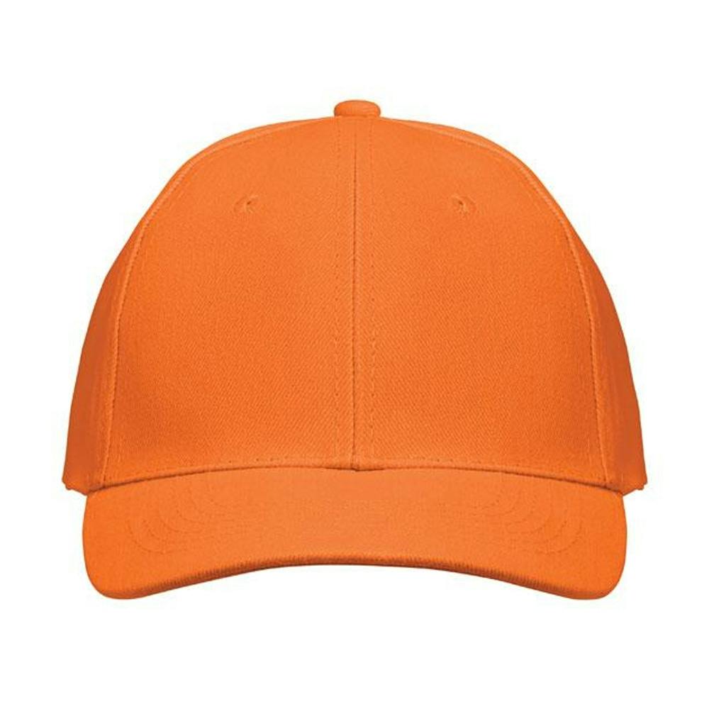 Midocean Orange Buffalo 6 Panel Baseball Cap - One Size - 100% Mixed