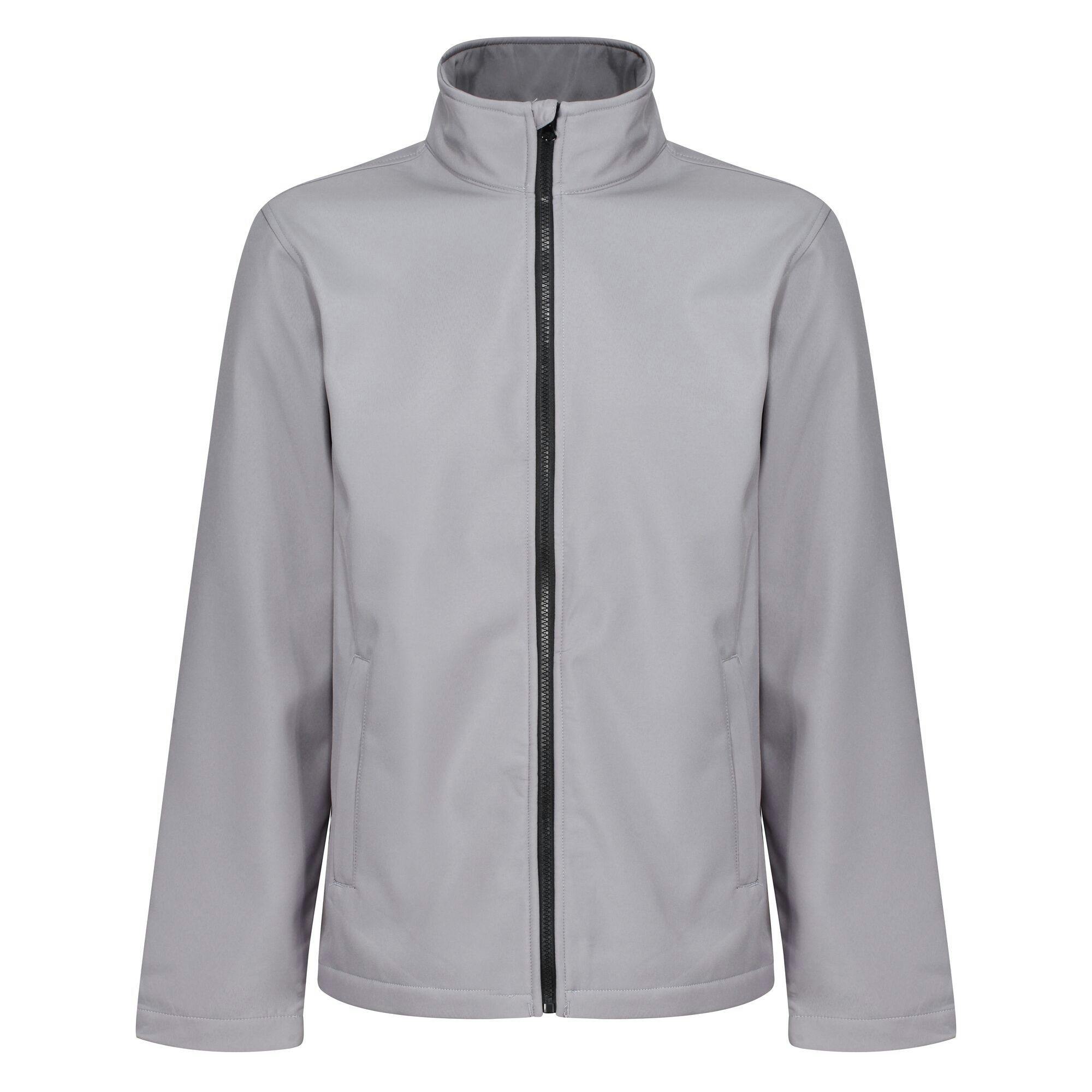 Regatta Men's Grey/Black Standout Ablaze Printable Soft Shell Jacket - Rock - Rock - 3XL - 100% Softshell