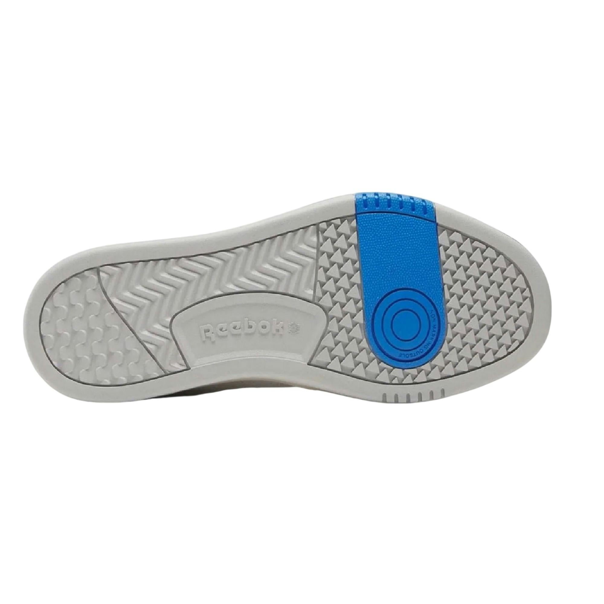Reebok Women's White/Blue Phase Leather Court Trainers - 5.5 Uk - 100% Mixed