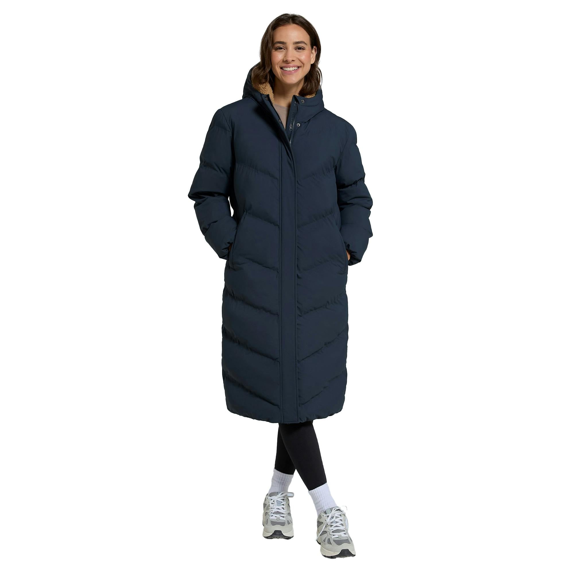 Animal Women's Cocoon Borg Lined Padded Jacket - Navy - 20 Uk - Navy - 100% Mixed