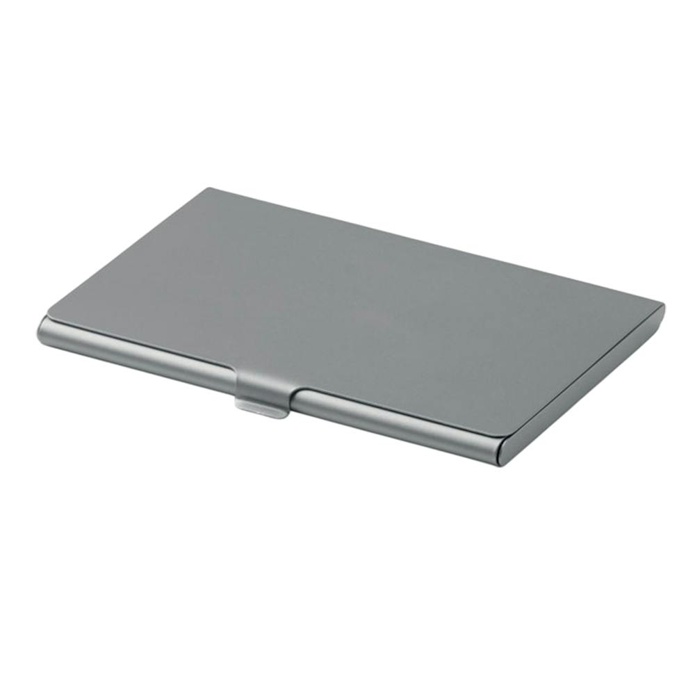 Midocean Silver Stanwell Business Card Holder - Matt - Matt - One Size - 100% Mixed