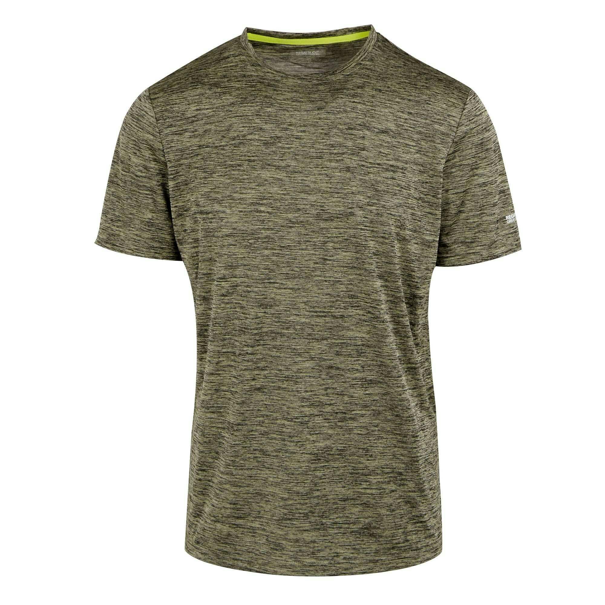Regatta Men's Fingal Edition Marl T-Shirt - Abbeystone - S - Abbeystone - 100% Polyester