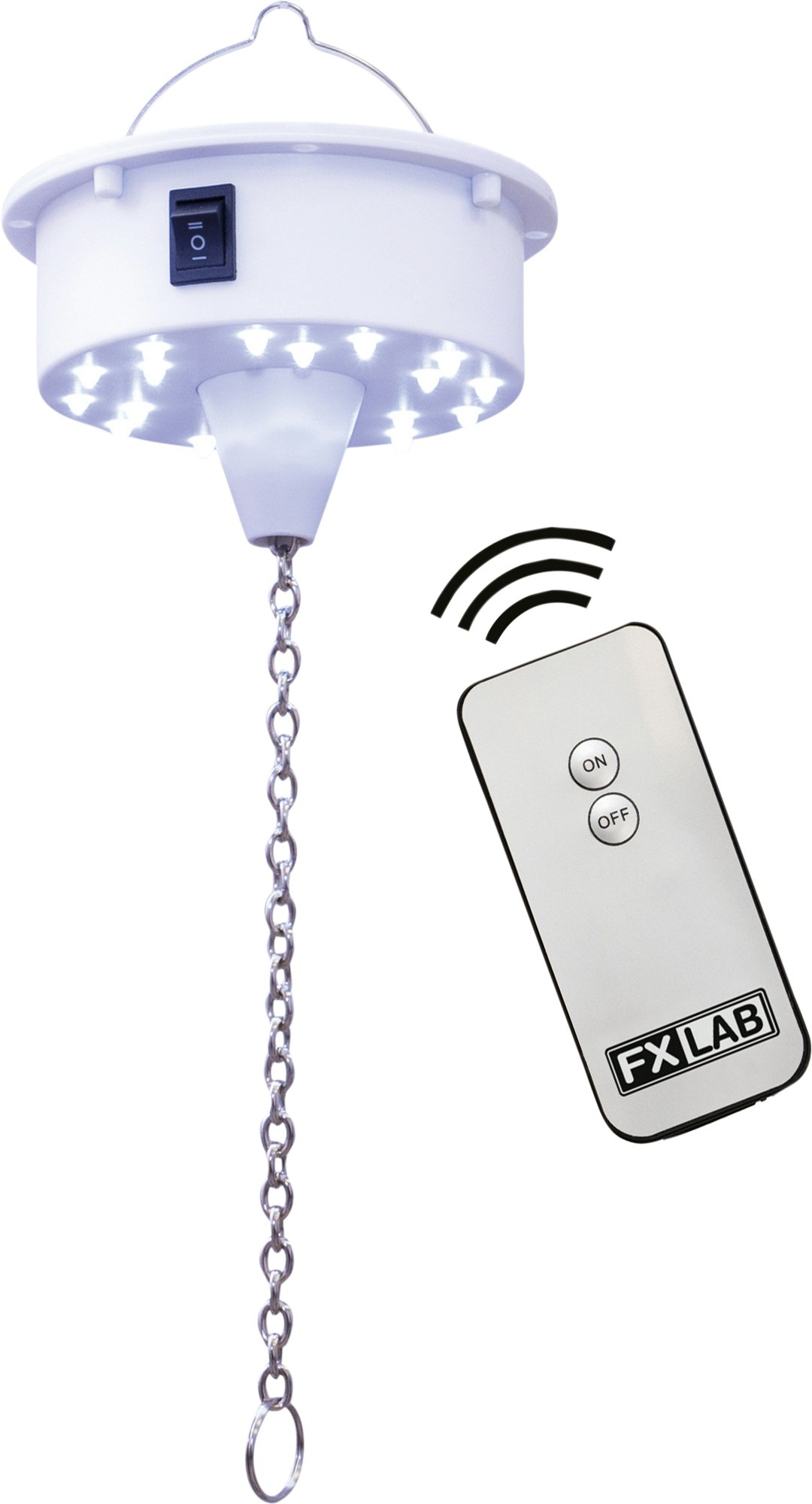 Fx Lab Light Fxlab Led & Remote Controlled Battery Mirror Ball Motor