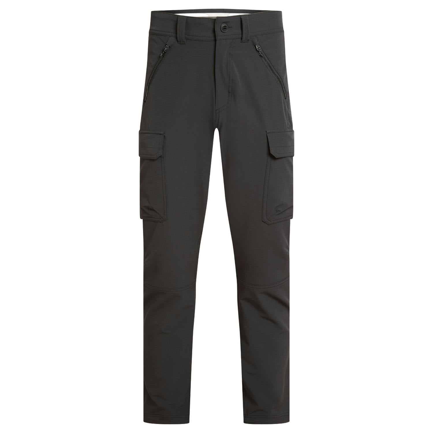 Craghoppers Men's Black Volans Co2 Renu Technology Insulating Hiking Trousers - 30R - 88% Recycled Polyester/12% Elastane