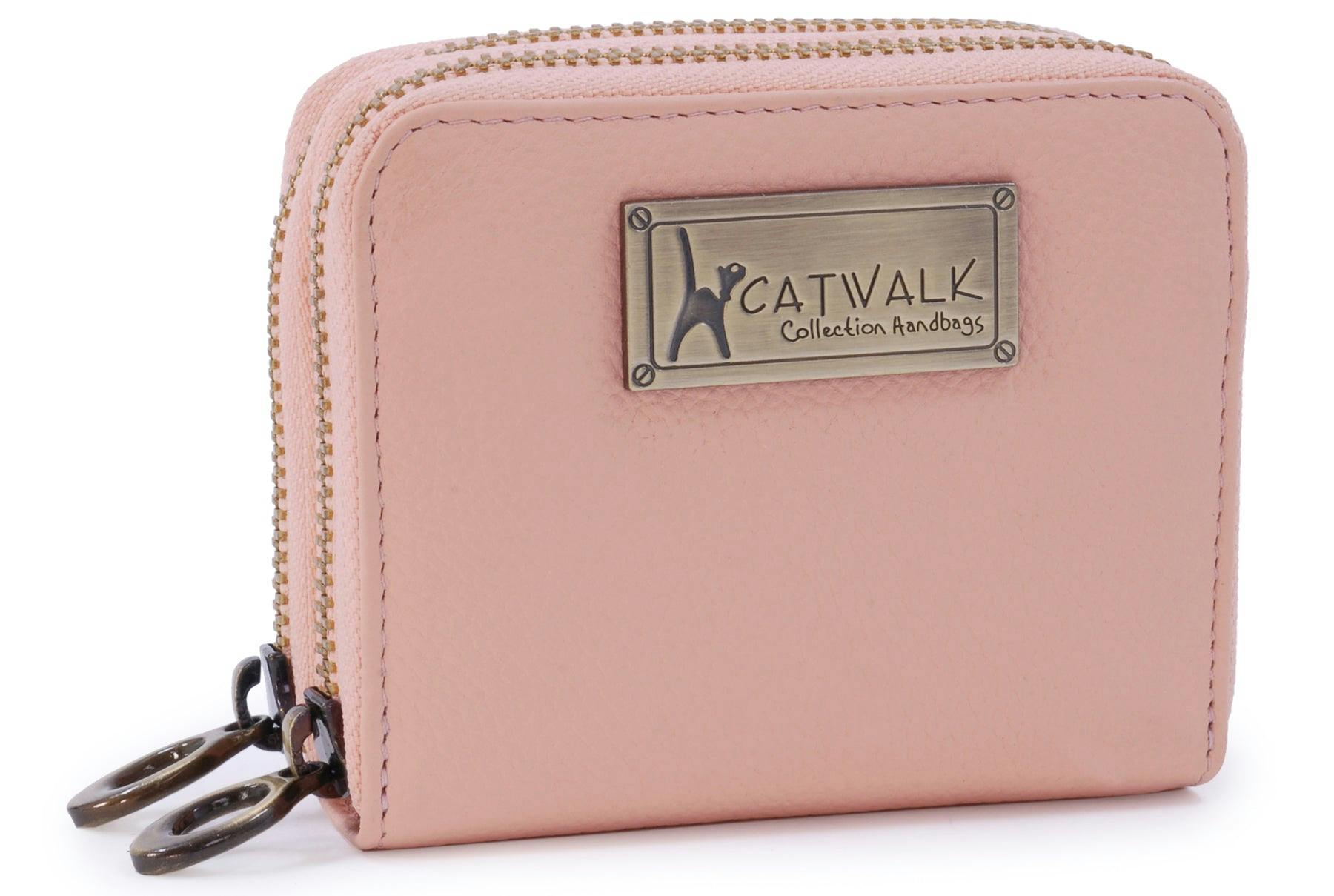 Catwalk Collection Handbags Pink Isla - Concertina Purse