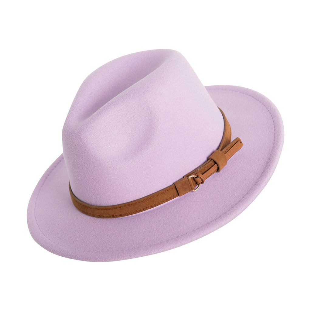 Heritage Traditions Lilac Classic Colour Felt Fedora - Felt
