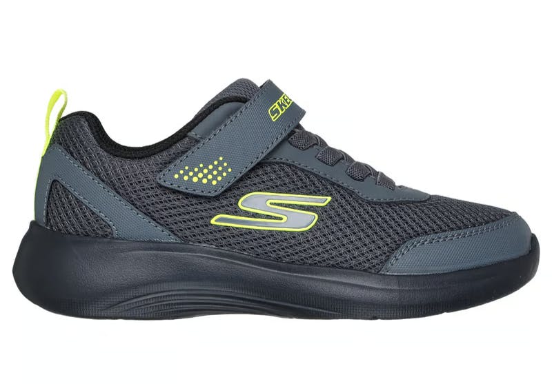 Skechers Boys Grey / Girls Trainers Selectors Reset Acheived Shoes 403615L - Uk Kids 11 Eu 28.5