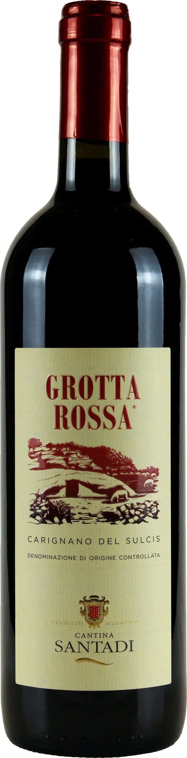Various Wine Santadi Carignano Del Sulcis, Grotta Rossa 2023 75Cl - Pack Of 6