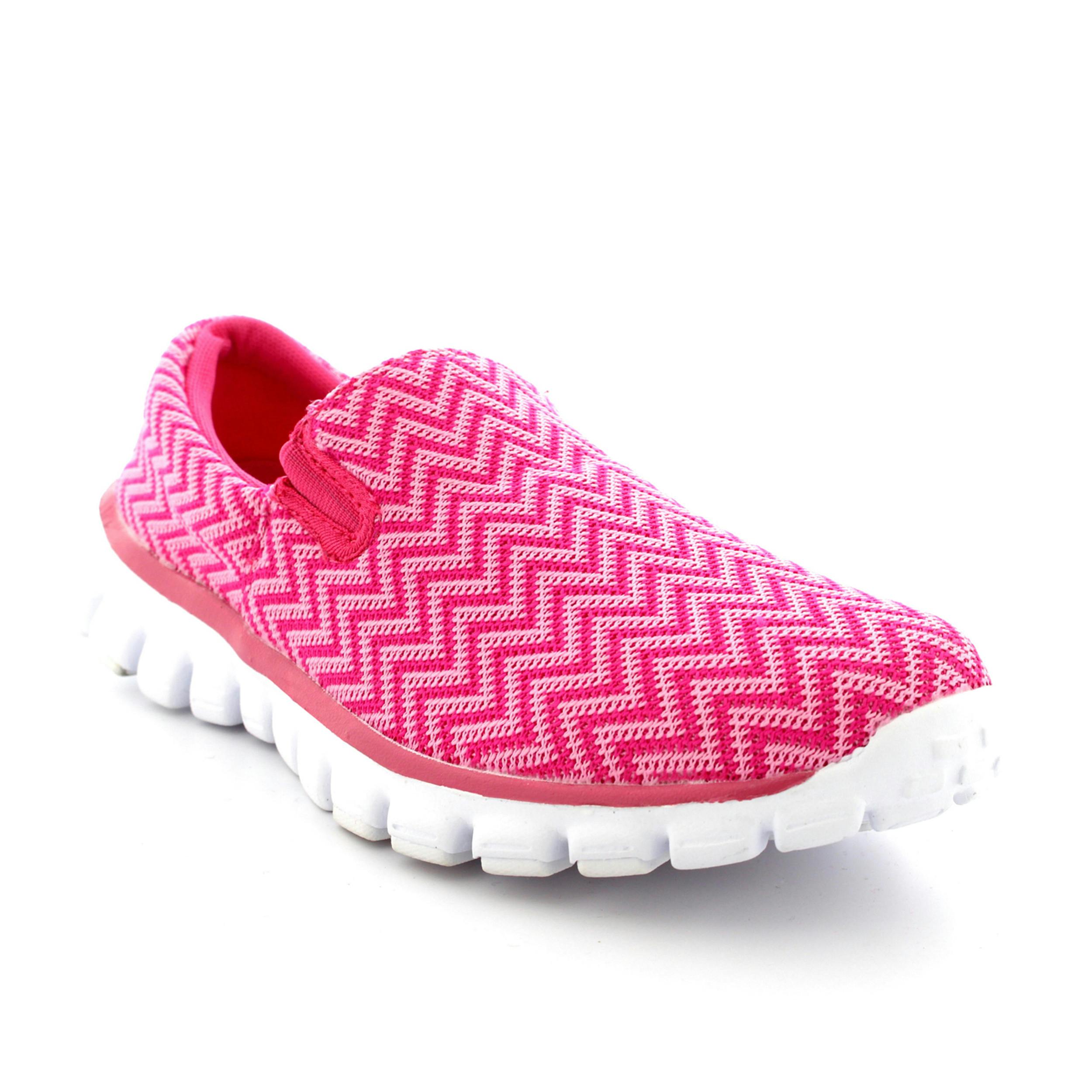 Viva Women's Pink Walking Super Lightweight Running Shoe Shock Absorbing Trainers - 6