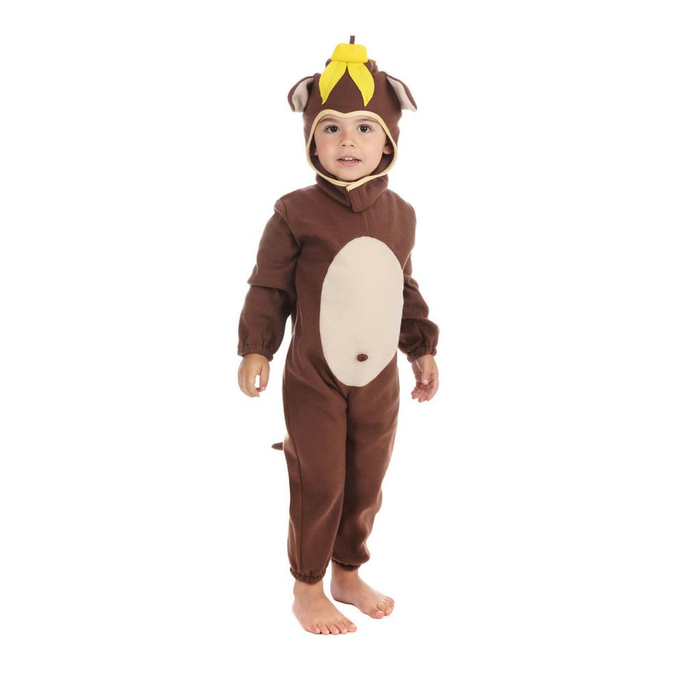 Bristol Novelty Brown/Cream Kids Monkey Costume Set - 7-8 Years
