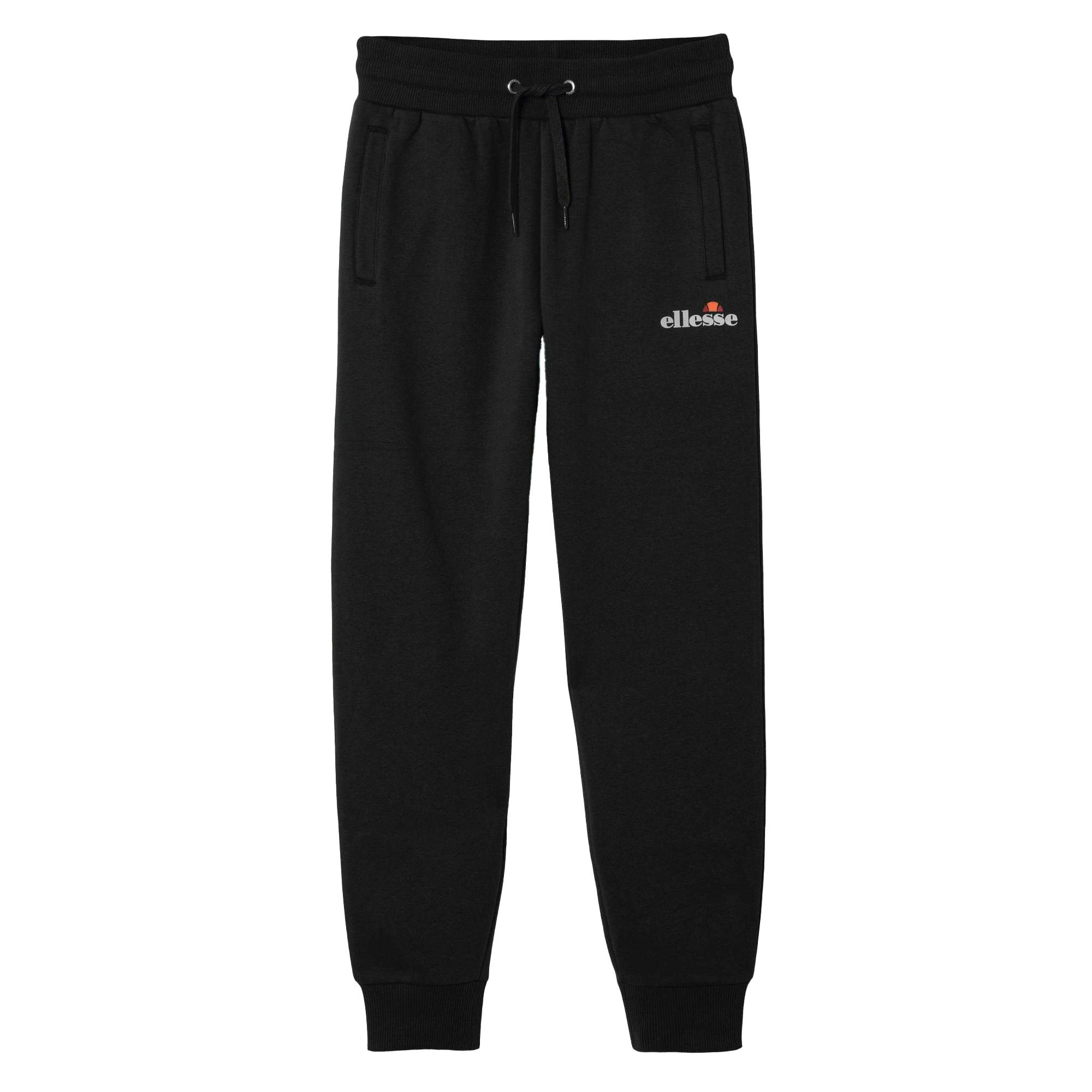 Ellesse Boys Black Stasere 2 Jogging Bottoms - 8-9 Years - 70% Cotton/30% Polyester