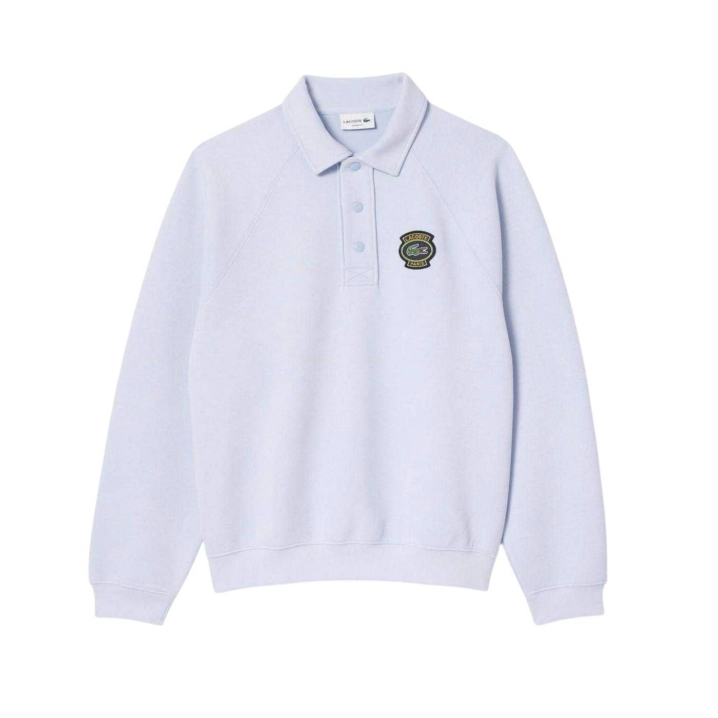 Lacoste Men's Blue Heritage Cotton Sweatshirt - 4XL - 100% Mixed