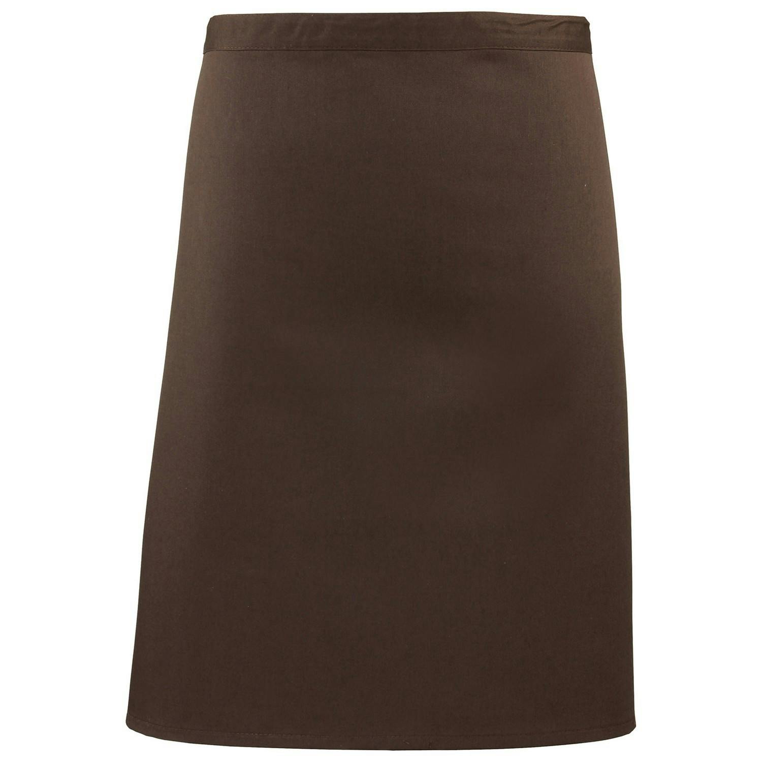 Premier (One Size, Brown) Colours Mid Length Apron - Image 3