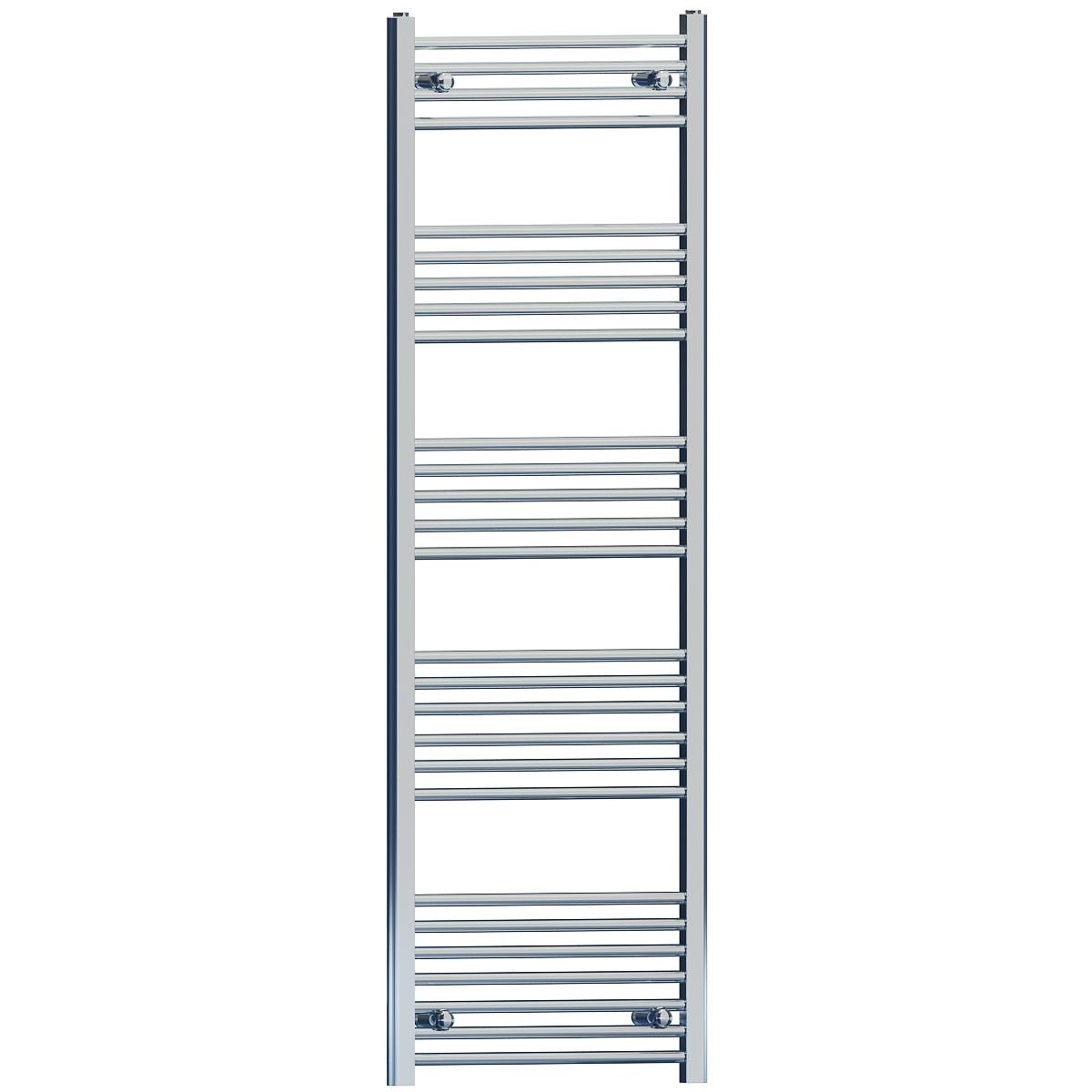 Myhomeware 500Mm X 1600Mm Chrome Heated Bathroom Towel Rail Radiator For Central Heating Designer Uk