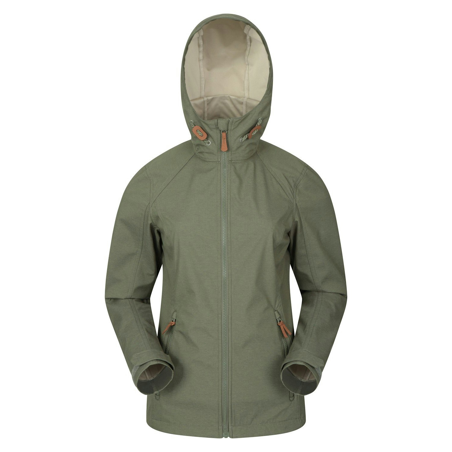 Mountain Warehouse Women's Iona Soft Shell Jacket - Khaki - Khaki Size 22 Uk