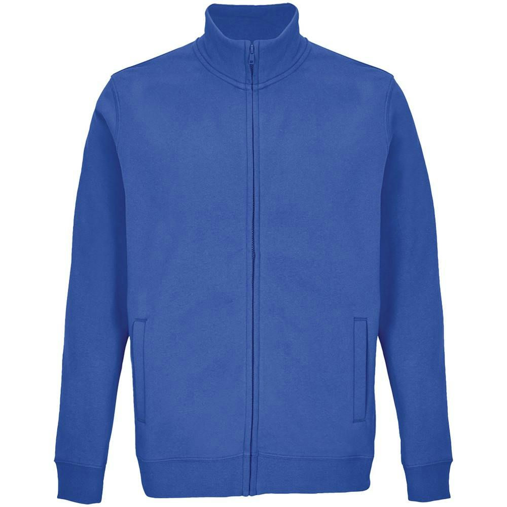 Sol's Men's Blue Cooper Full Zip Sweat Jacket In | Size: 4XL - Image 2