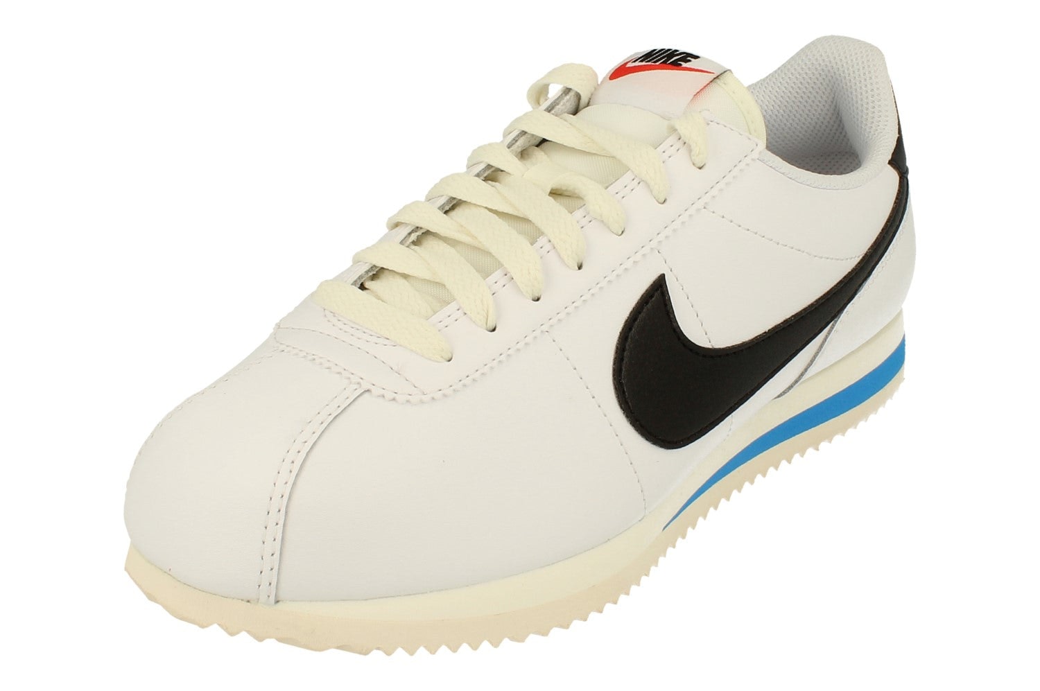 Nike Men's White/Black/Blue Cortez Trainers Dm4044 100 - Uk 6 | Us 6.5 | Eu 39