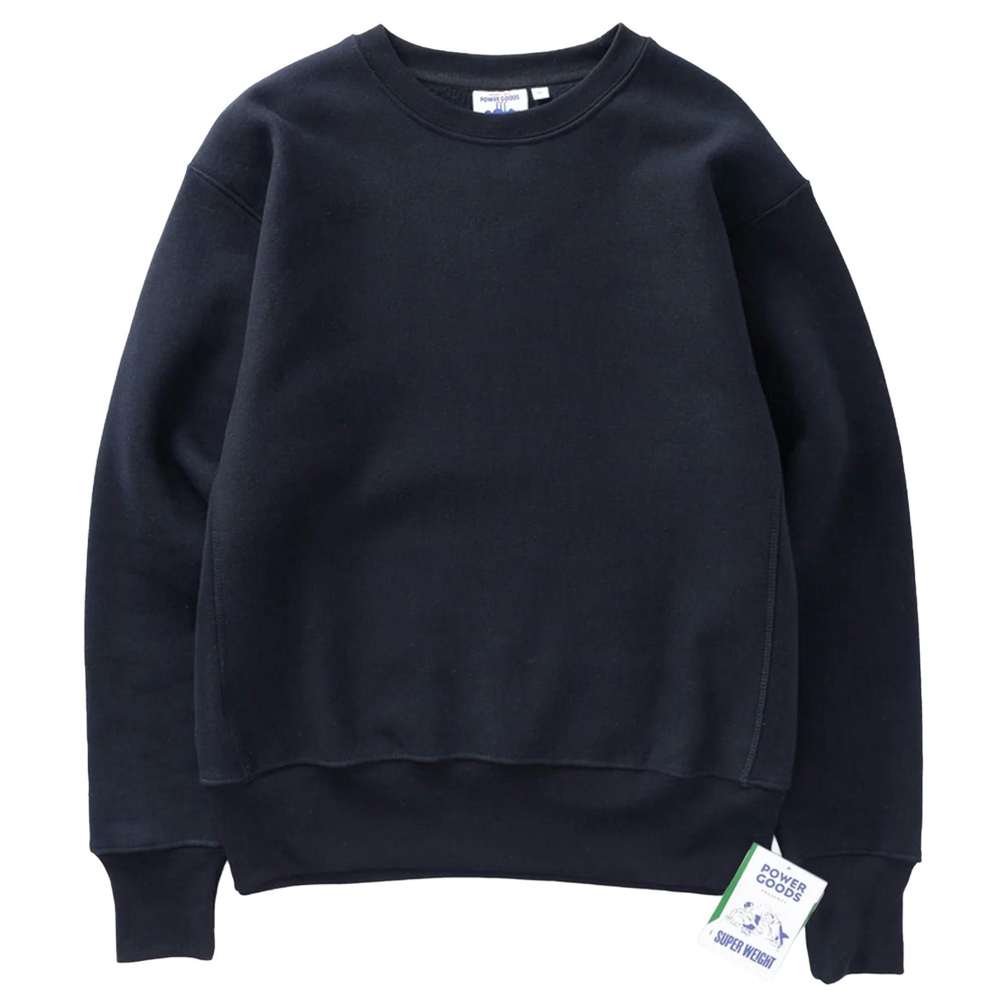 Power Goods Blue Super Weight Crewneck - Navy - Medium