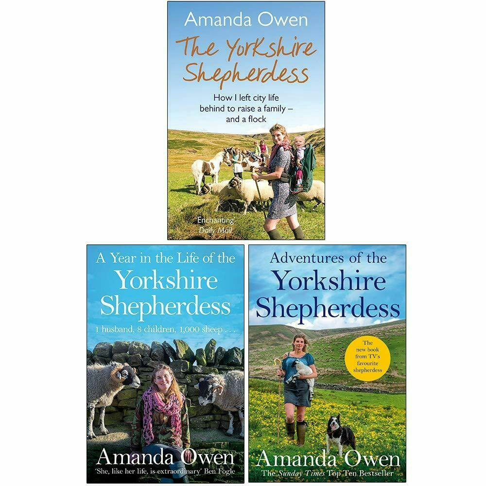 Macmillan The Yorkshire Shepherdess 3 Book Set By Amanda Owen