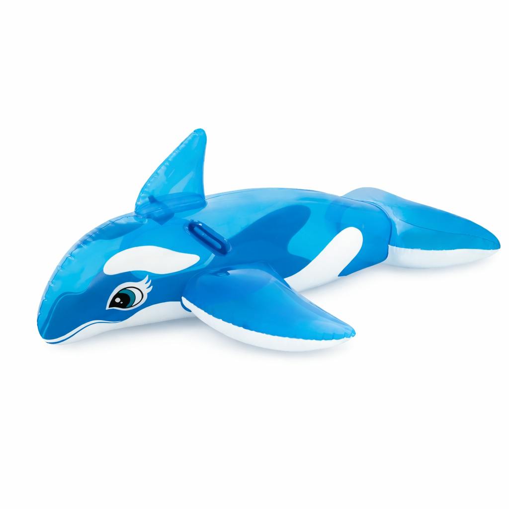 Smartbies Intex 66 Little Whale Ride-On Float | Inflatable Pool Toy For Kids