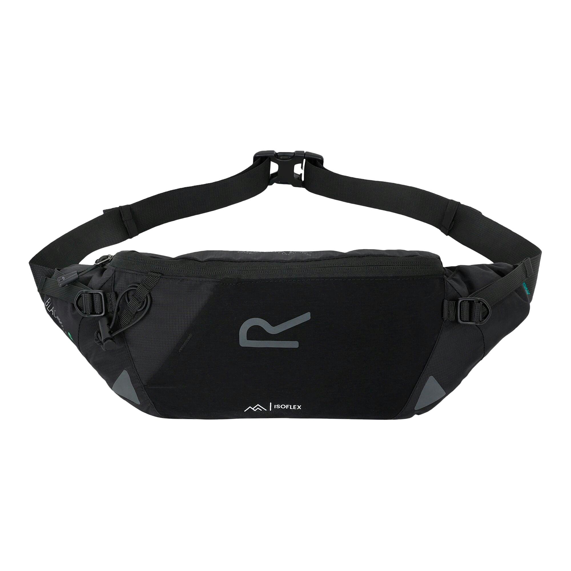 Regatta Blackfell 4 Reflective 5L Waist Bag - Black - Image 3