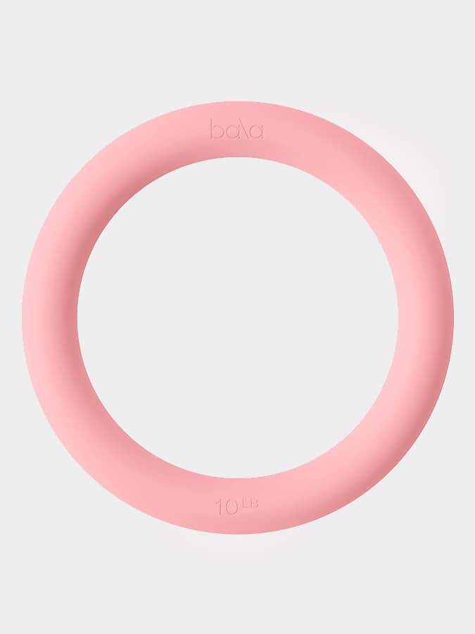 Bala Pink The Power Ring 10Lb Body Weights - 10Lbs - Blush