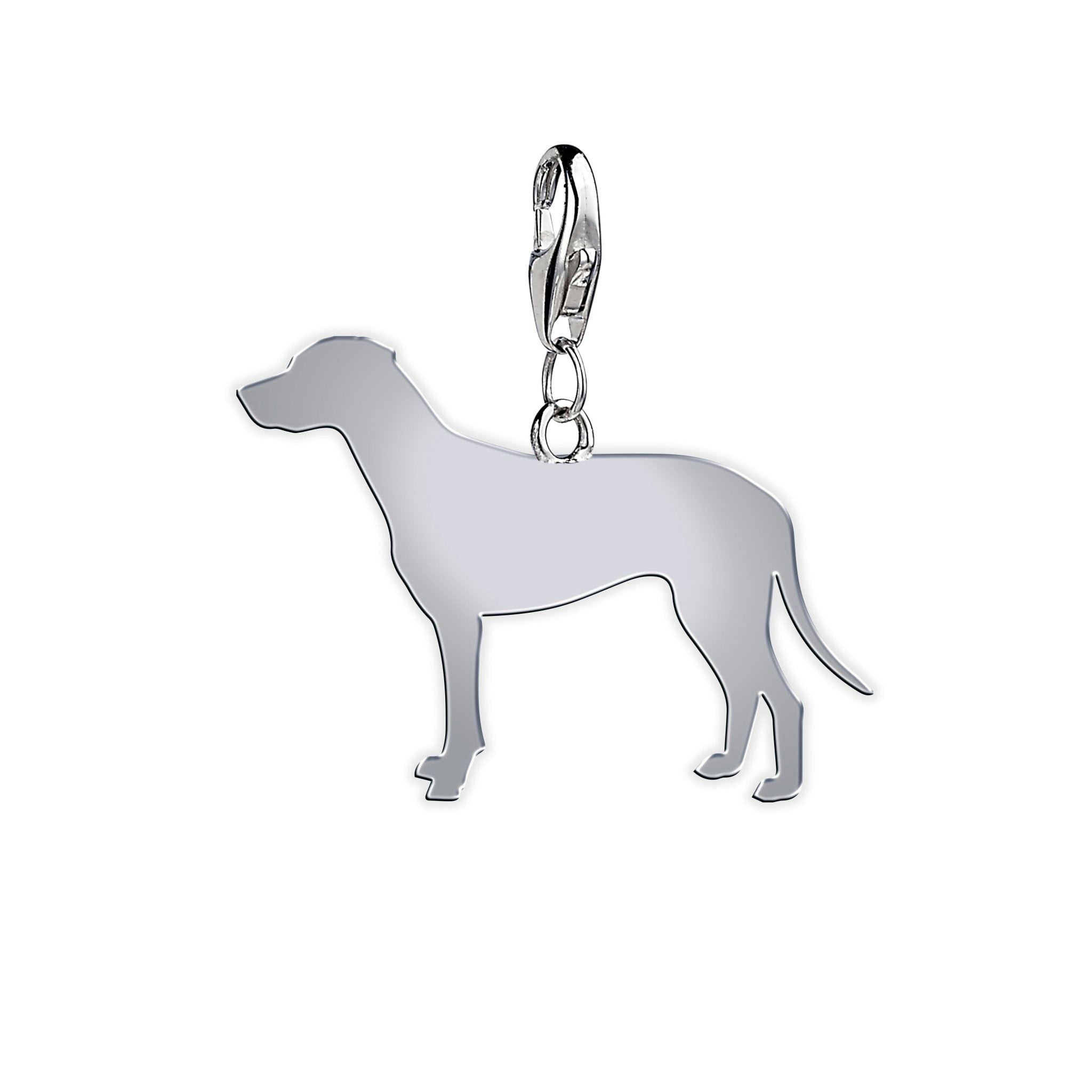 Mylee London Silver Dalmatian Silhouette Charm - Yes - Clip On Charm