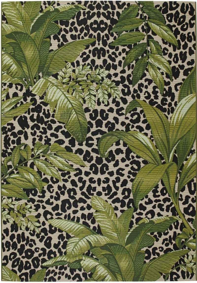 Rackhams Tropicana Leaf – Indoor & Outdoor Rug - 120X170 Cm