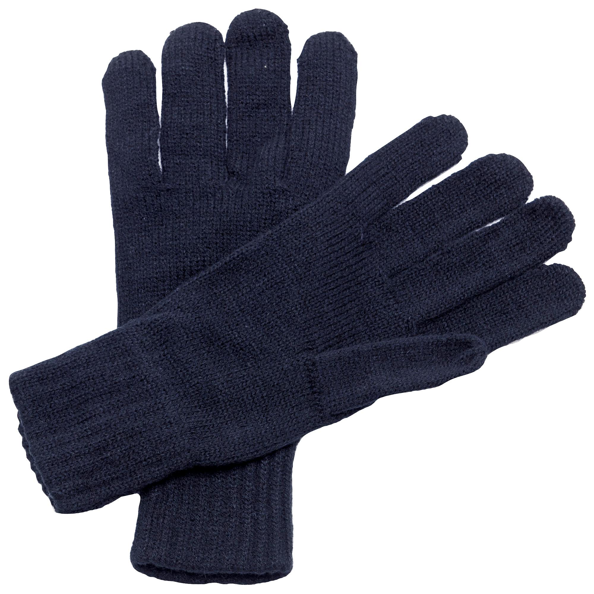 Regatta Unisex Professional Knitted Winter Gloves - Navy - One Size - Navy - 100% Acrylic