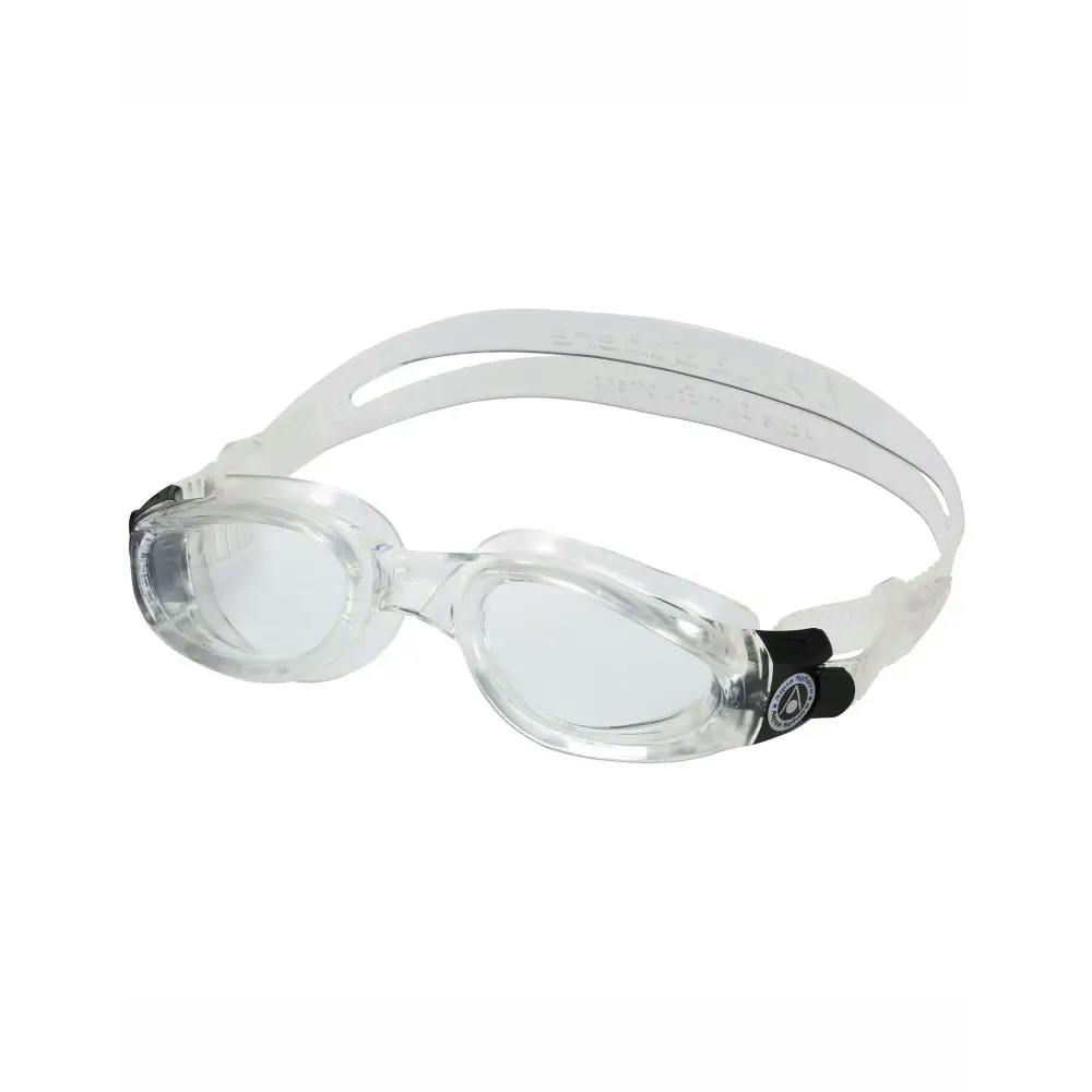 Aqua Sphere Black Aquasphere Kaiman Goggles - Clear Lens - Clear