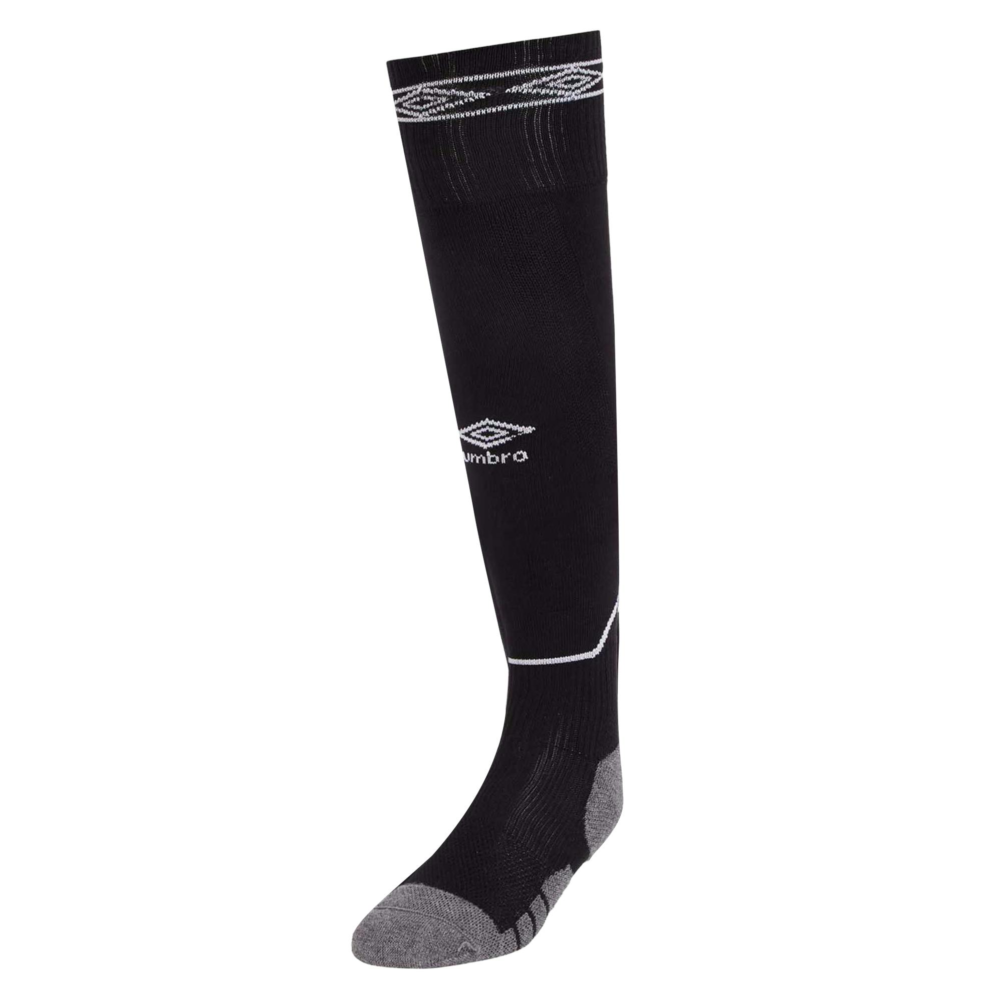 Umbro Black/White Diamond Football Socks - L - 75% Polyamide/20% Cotton/5% Elastane