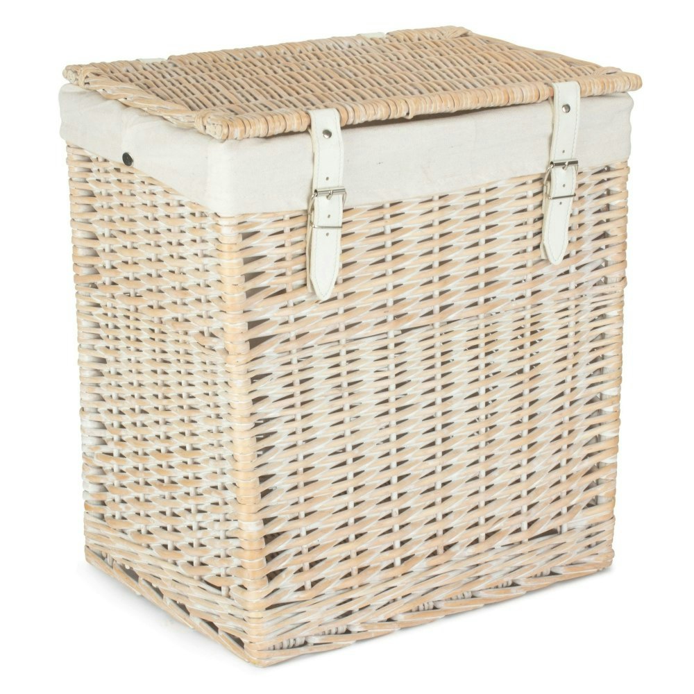 Rackhams White Large Boutique Wash Storage Laundry With Lining