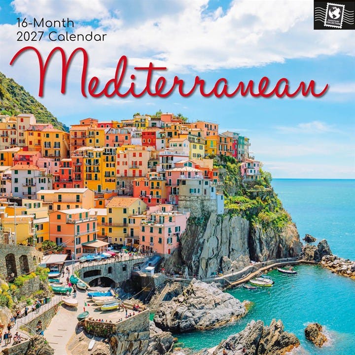 Mediterranean Calendar 2027, Wall Calendars, Month To View, Travel, Gift - Image 3