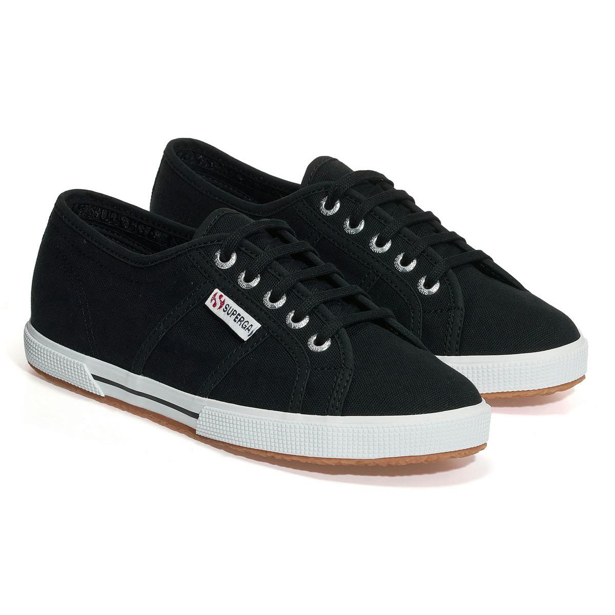 Superga Unisex Black Adult 2950 Cotu Trainers - 2.5 Uk - 100% Mixed