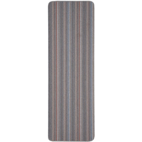 The Rugs Grey Stockholm /Clay Washable Mat - 67X200 Cm