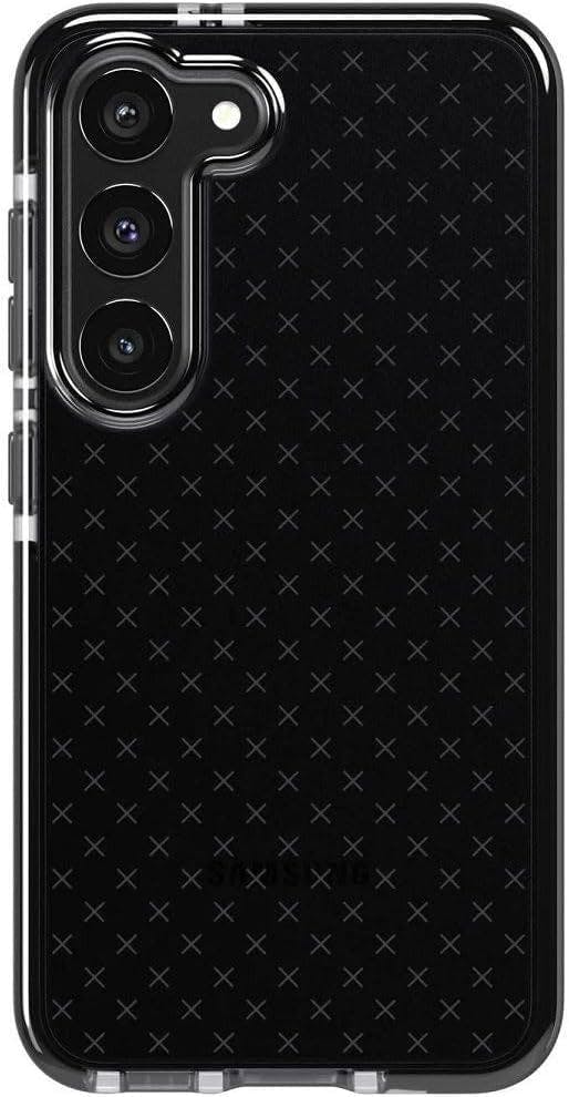 Tech 21 Black Tech21 Evo Check Case For Samsung Galaxy S23 6.1" Clear - T21-10069
