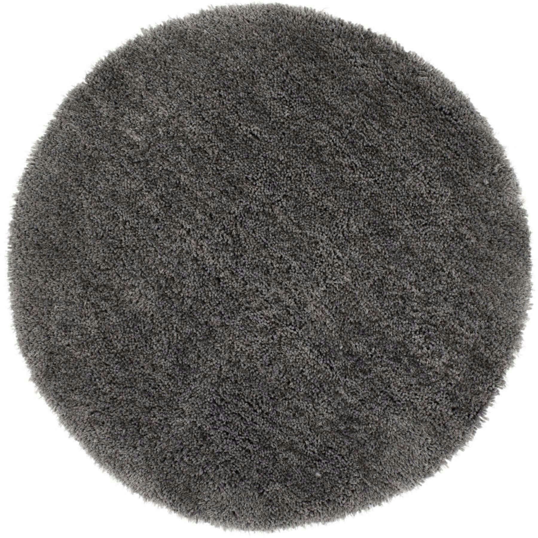 Rackhams Grey Chicago Shaggy Rug - Ø 133 Cm
